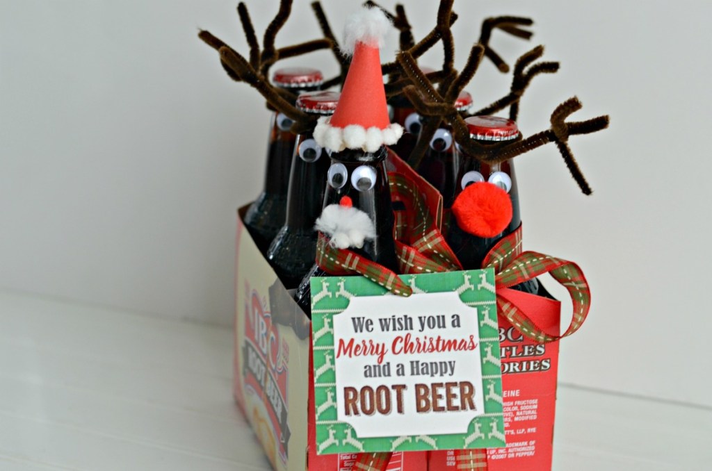 reindeer root beer gift tags