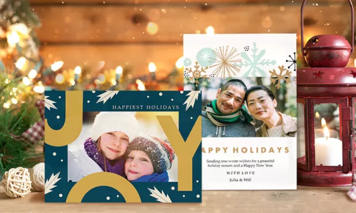 walmart one hour photo christmas cards
