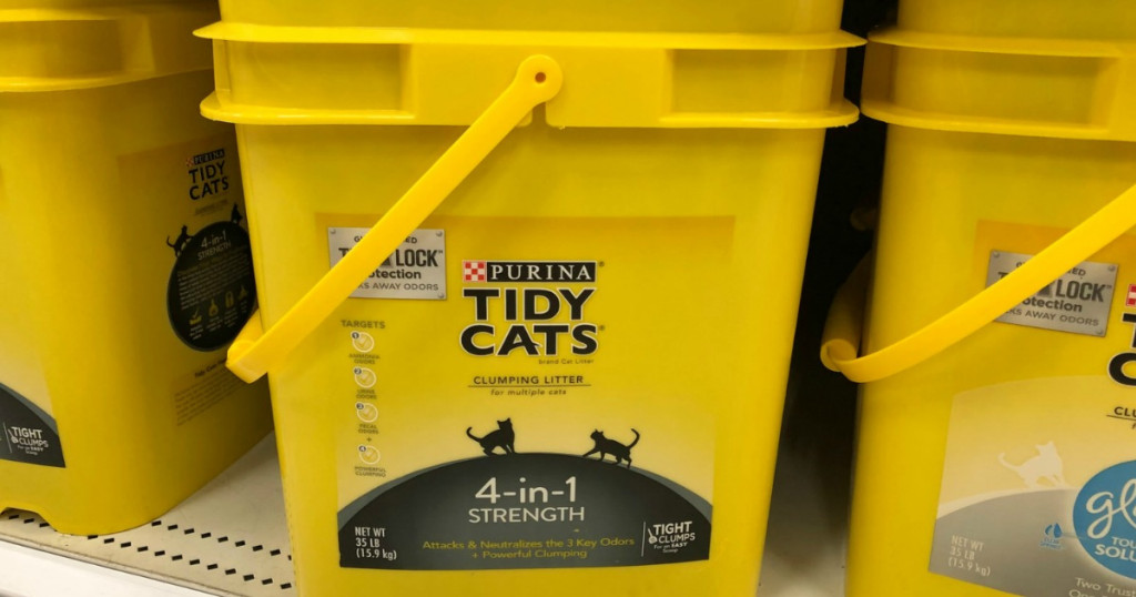 HUGE Tidy Cats Litter Pails Just 7.64 Each After Target Gift Card