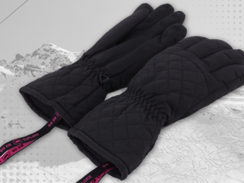 black-winter-gloves