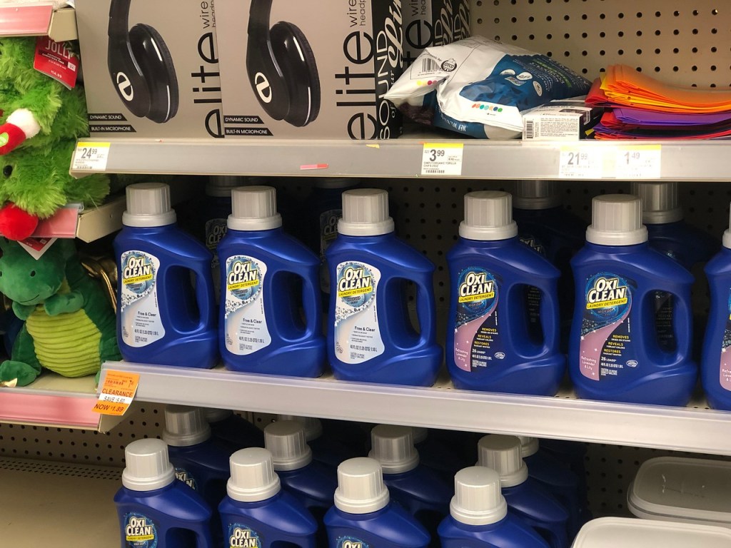 oxiclean laundry detergent on clearance at walgreens