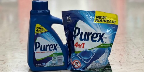 Purex Liquid Laundry Detergent or Pacs Only 99¢ at Walgreens | Just Use Your Phone