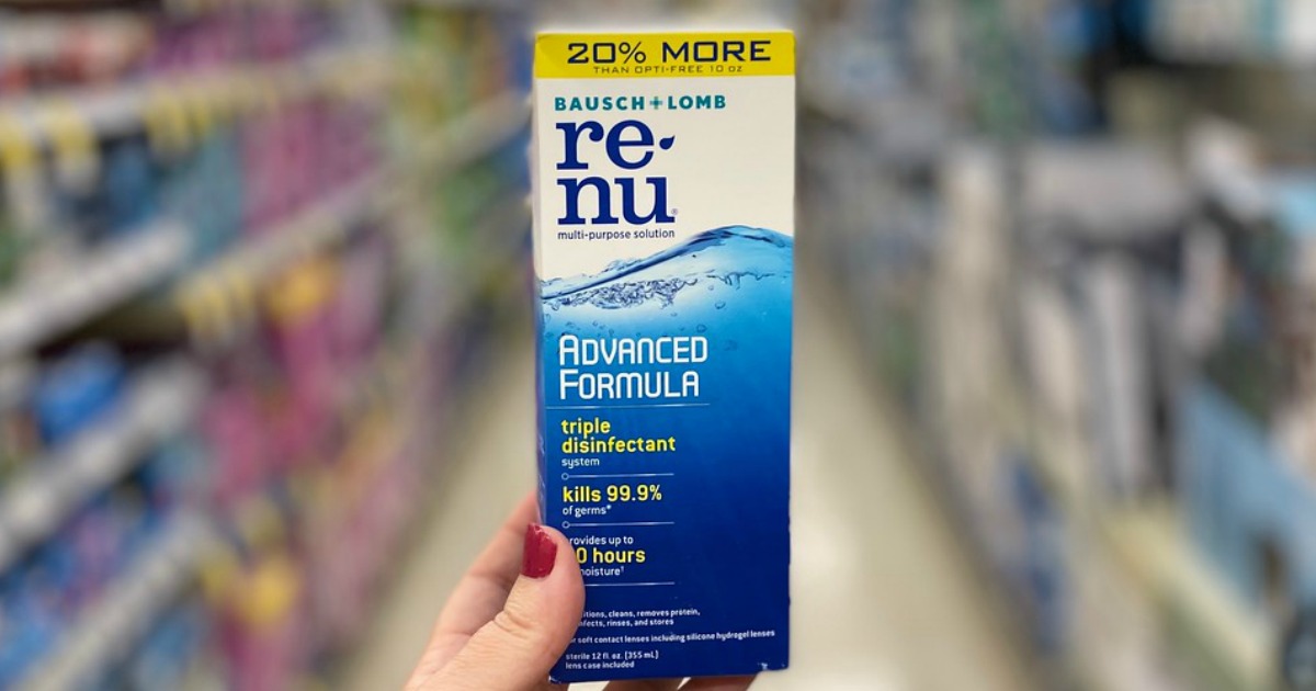 Renu Contact Lens Solution 12oz Bottles Only 3.79 Each Shipped on Amazon