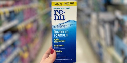Renu Contact Lens Solution 12oz Bottles Only $3.79 Each Shipped on Amazon