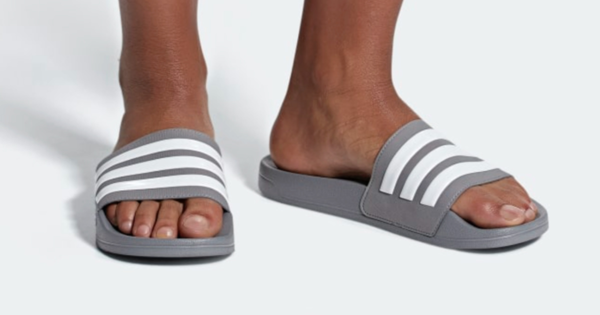 adidas adilette cloudfoam slides mens