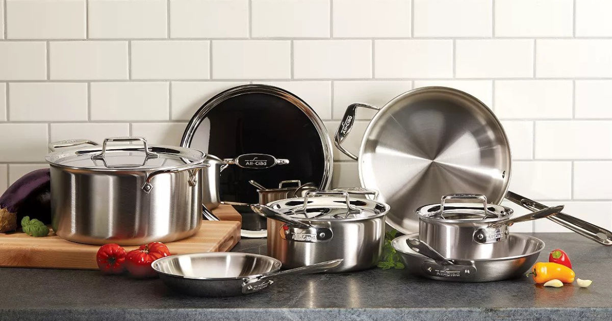 All-Clad d5 Brushed Stainless-Steel 5-Piece Set