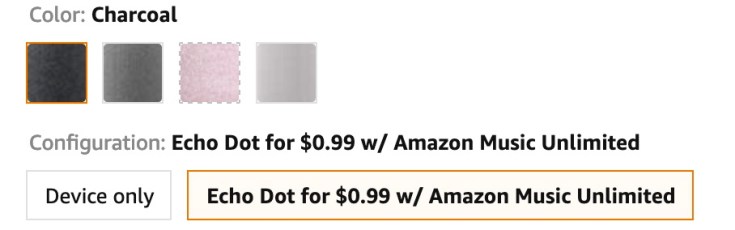 Amazon Echo Dot Offer