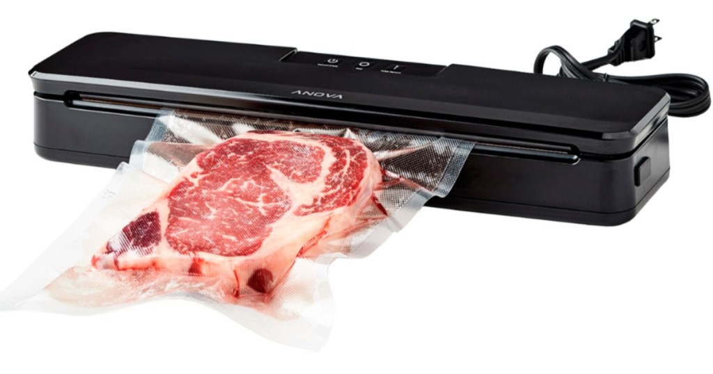 anove precision vacuum sealer, sealing steak