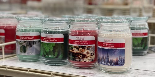 HOT! Ashland 16.4oz Christmas Candles ONLY $2.49 at Michaels