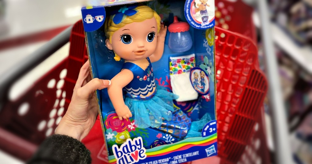 Baby Alive Shimmer ‘n Splash Mermaid Baby Doll