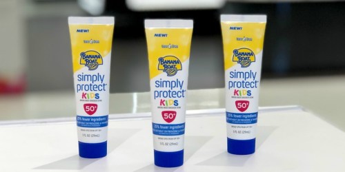 Banana Boat Simply Protect Kids SPF 50+ Sunscreen ONLY 94¢ Shipped at Amazon