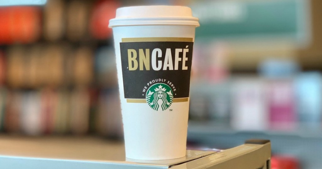 Beverage from Barnes & Noble in-store on shelf