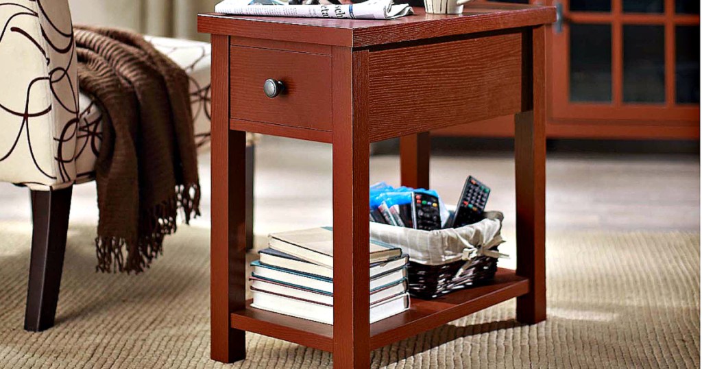 Better Homes & Gardens Oxford Square End Table With Drawer