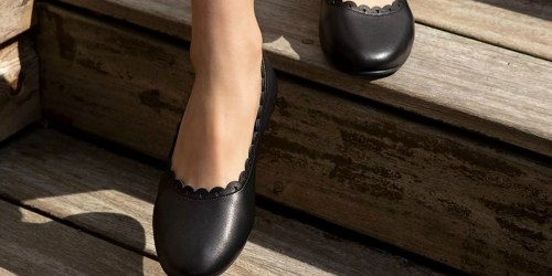 FitFlop Women’s Leather Ballerina Flats Only $29.99 at Zulily