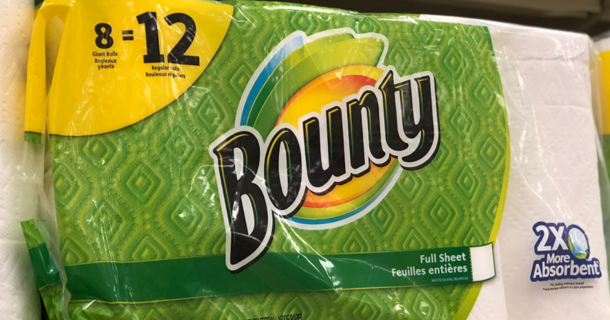 Bounty Select-A-Size Giant Rolls Paper Towels 8-Pack Just $9 at Office Depot /Office Max