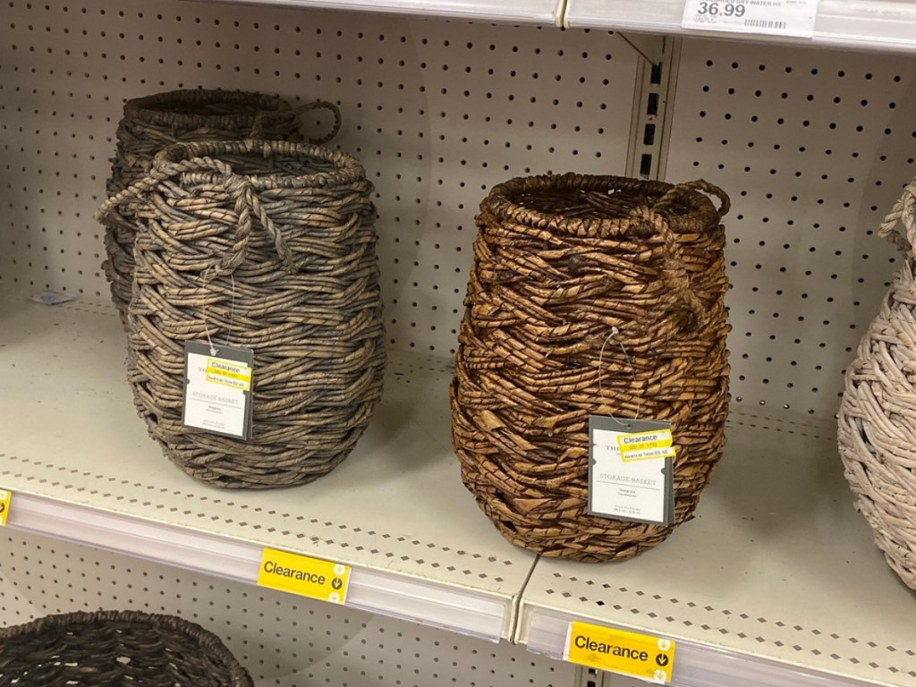 Threshold small woven basket on Target Shelf 