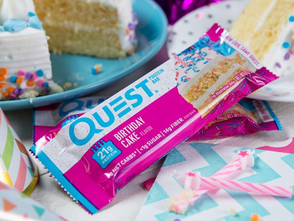 Quest Nutrition Bars Birthday Cake Flavor