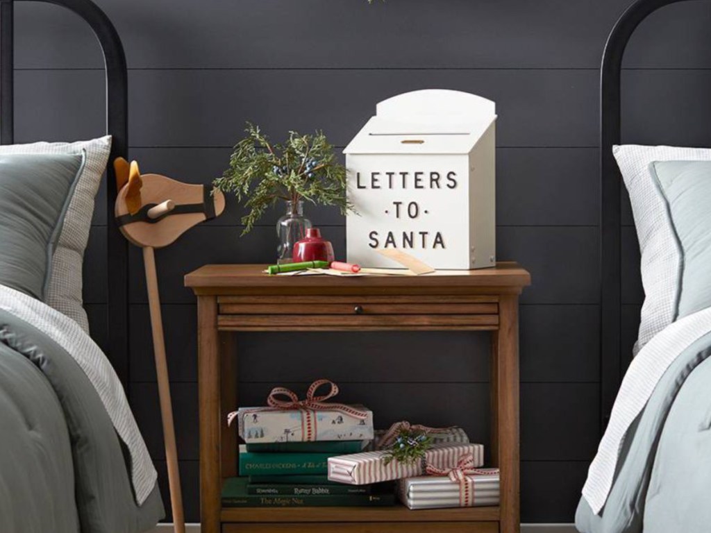 Hearth & Hand with Magnolia Letters to Santa Mailbox Sour Cream