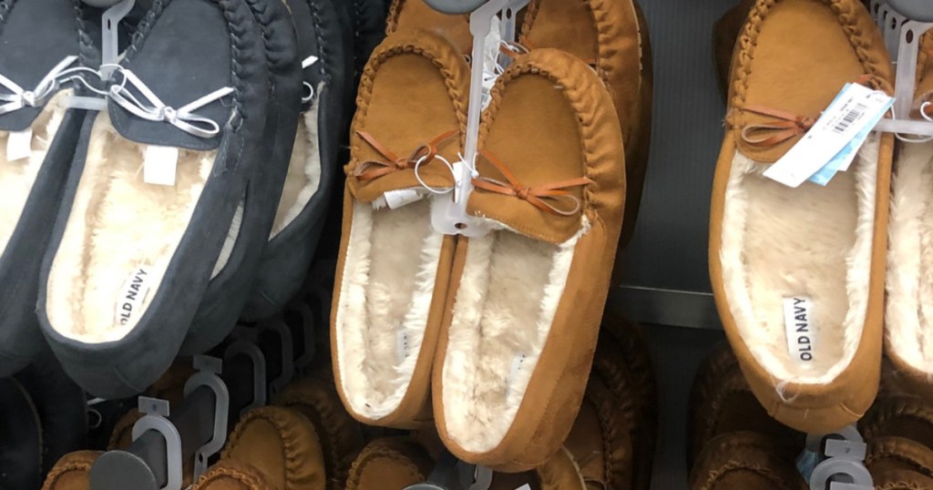 Mens and Women's Moccasins at Old Navy 