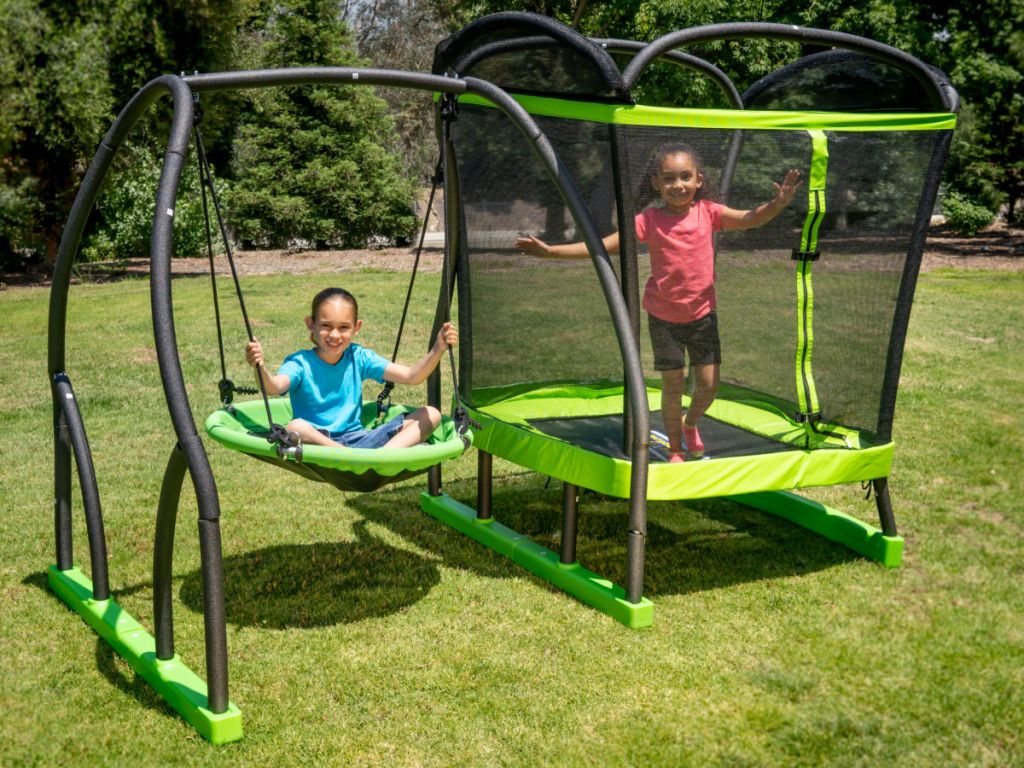 My First Trampoline w/ Saucer Swing Possibly Only 98 at Walmart