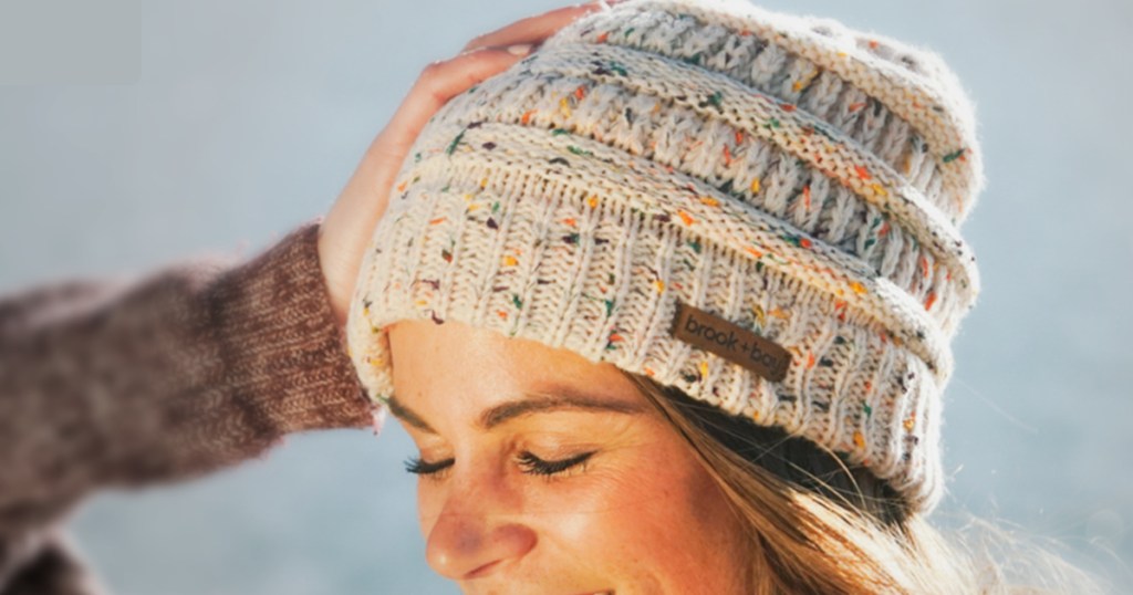 Brook + Bay Cable Knit Beanie