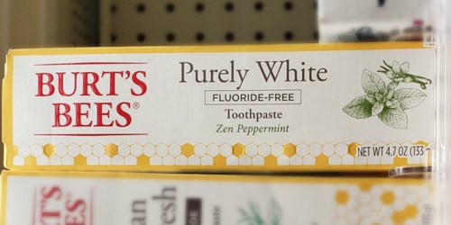 THREE Burt’s Bees Purely White Toothpastes Only $7.98 at Amazon (Regularly $18)