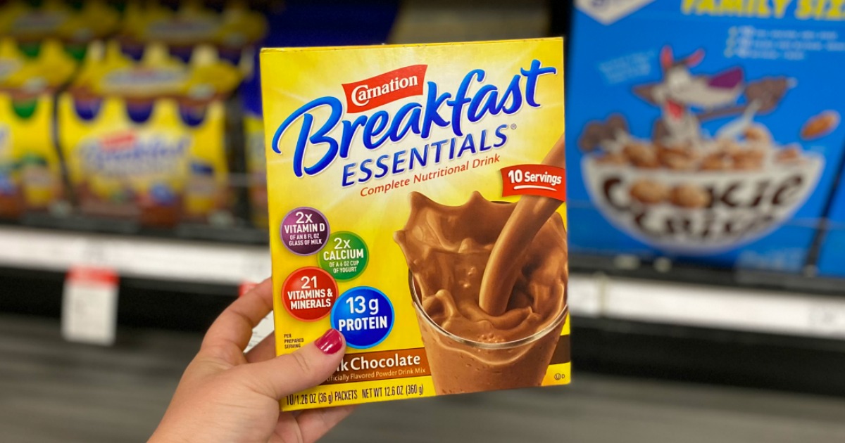 Carnation Breakfast Essentials 10Count Pack Only 1.83 Each After Cash