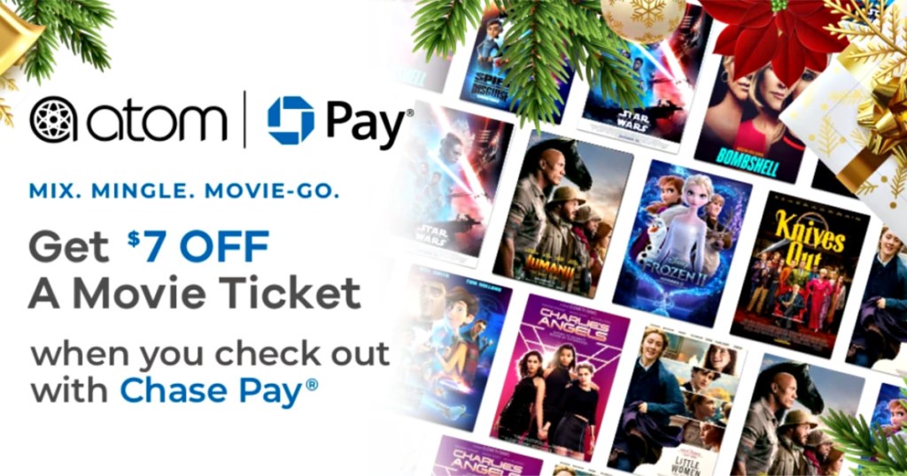 Chase Pay Atom Movie Ticket Offer