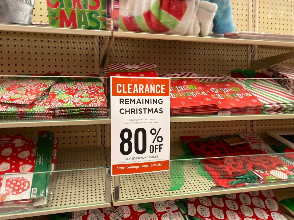 80 Off All Remaining Christmas Merchandise At Hobby Lobby Hip2save