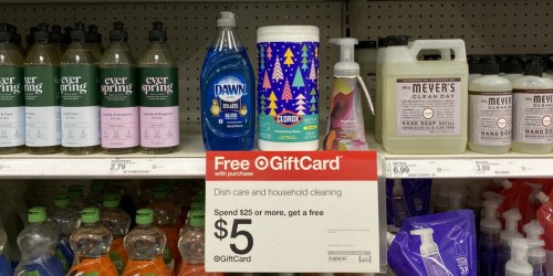 FREE $5 Target Gift Card w/ $25+ Cleaning Purchase | Nice Savings on Clorox, Dawn & More