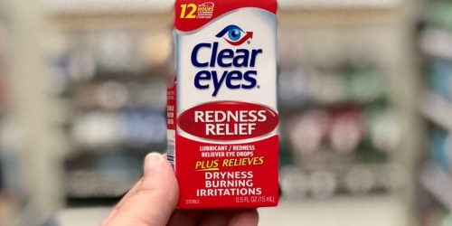 Clear Eyes Redness Relief Eye Drops 3-Pack Only $6.77 Shipped on Amazon (Just $2.56 Each)