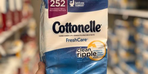 Cottonelle FreshCare Flushable Wipes 252-Count Only $4.75 Shipped on Amazon