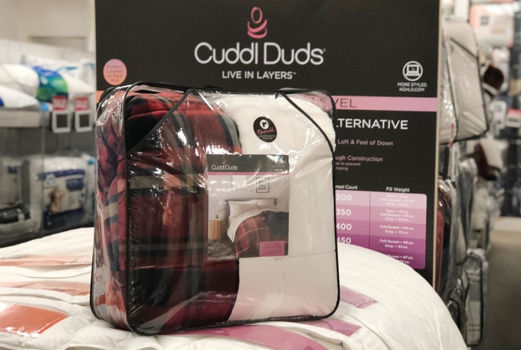 CuddleDuds-Comforter on bed atKohls