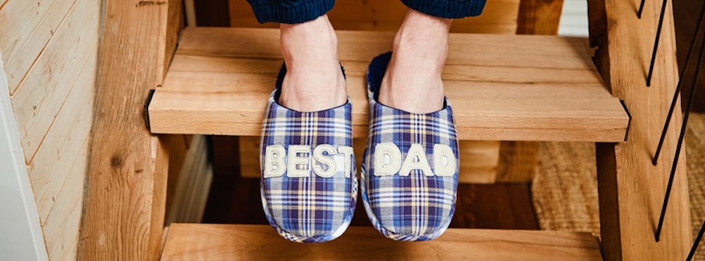 dearfoams best dad slippers