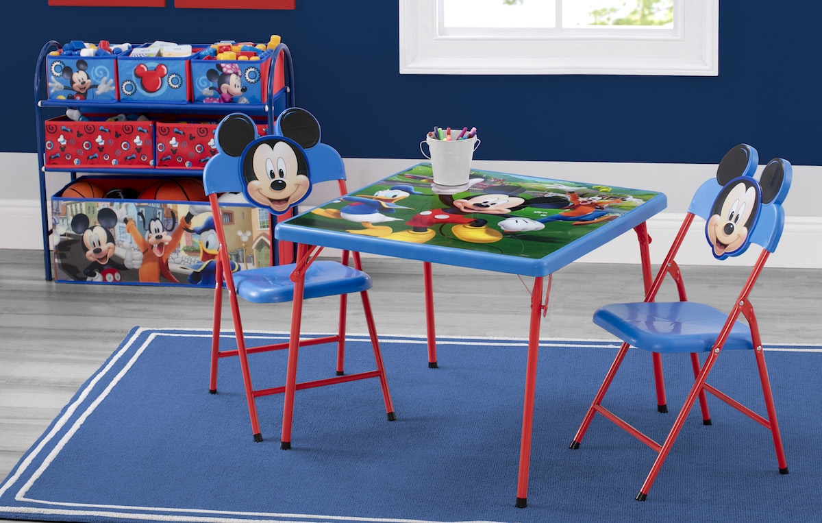 mickey mouse table and chairs costco