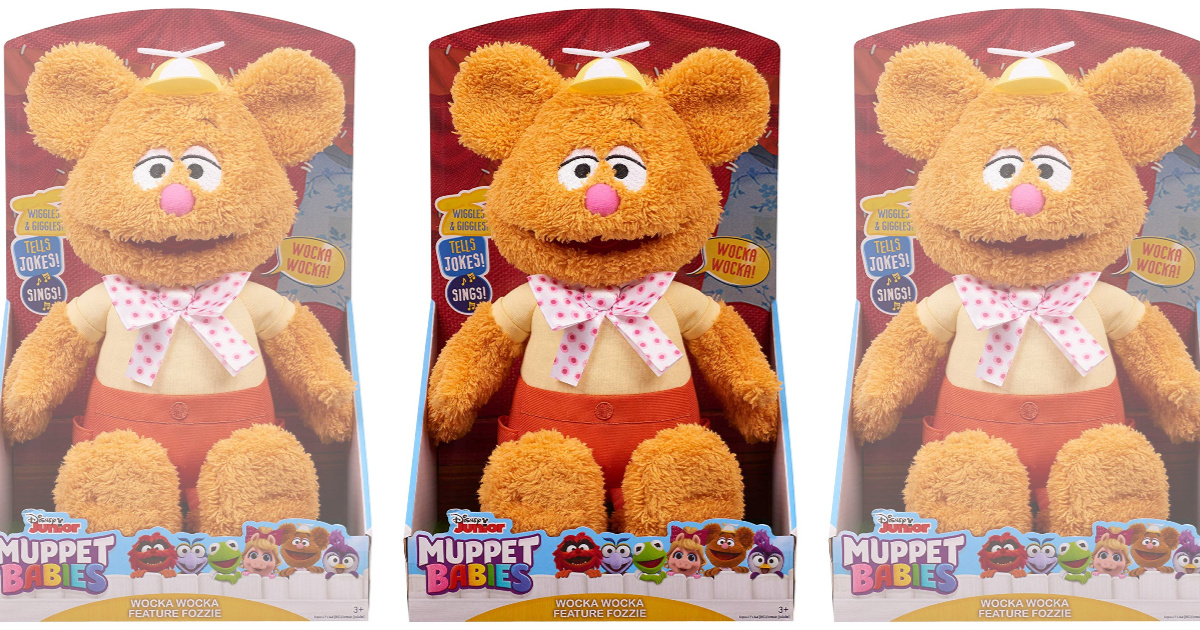 Disney Muppet Babies Wocka Wocka Feature Fozzie Plush