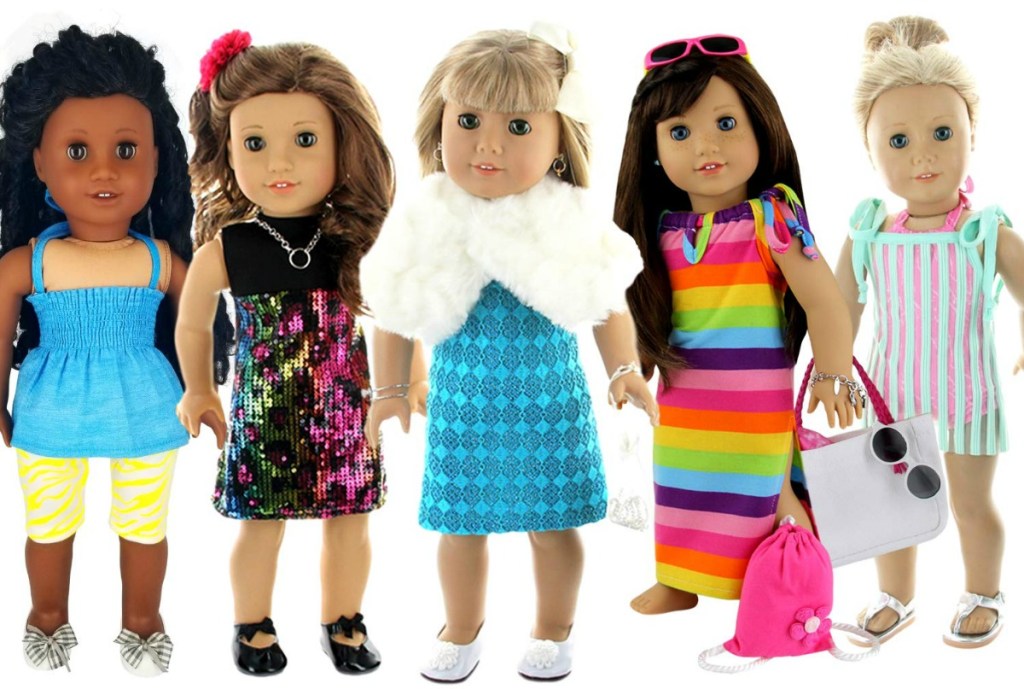 Dolls wearing Dolls of America Outfits