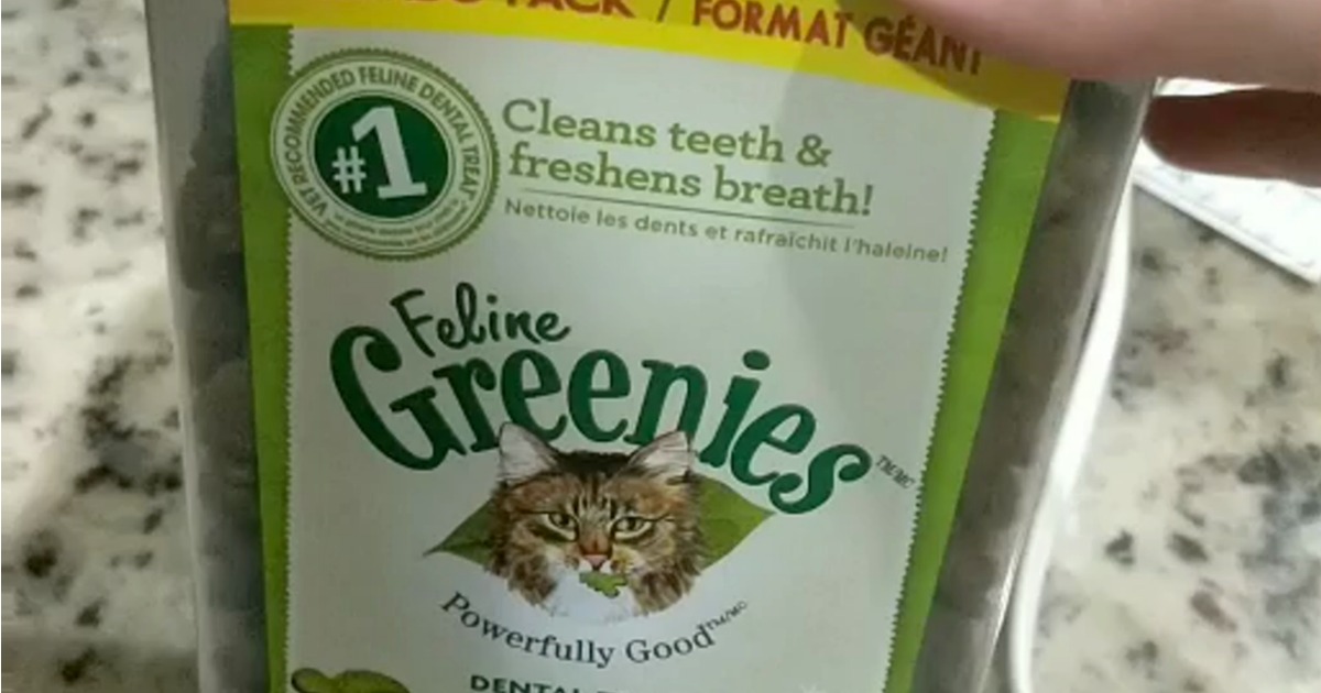 Feline Greenies Cat Treats Jumbo 11oz Pack Only 4.50 Shipped at Amazon