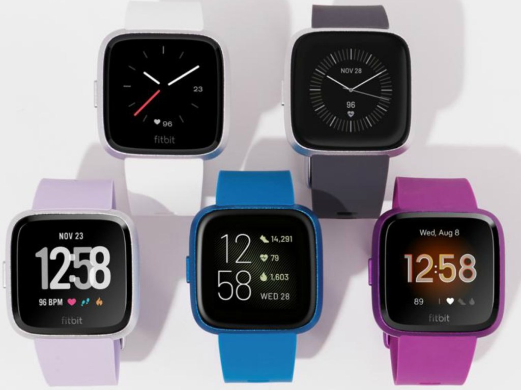 Fitbit Versa Smartwatch in five colors