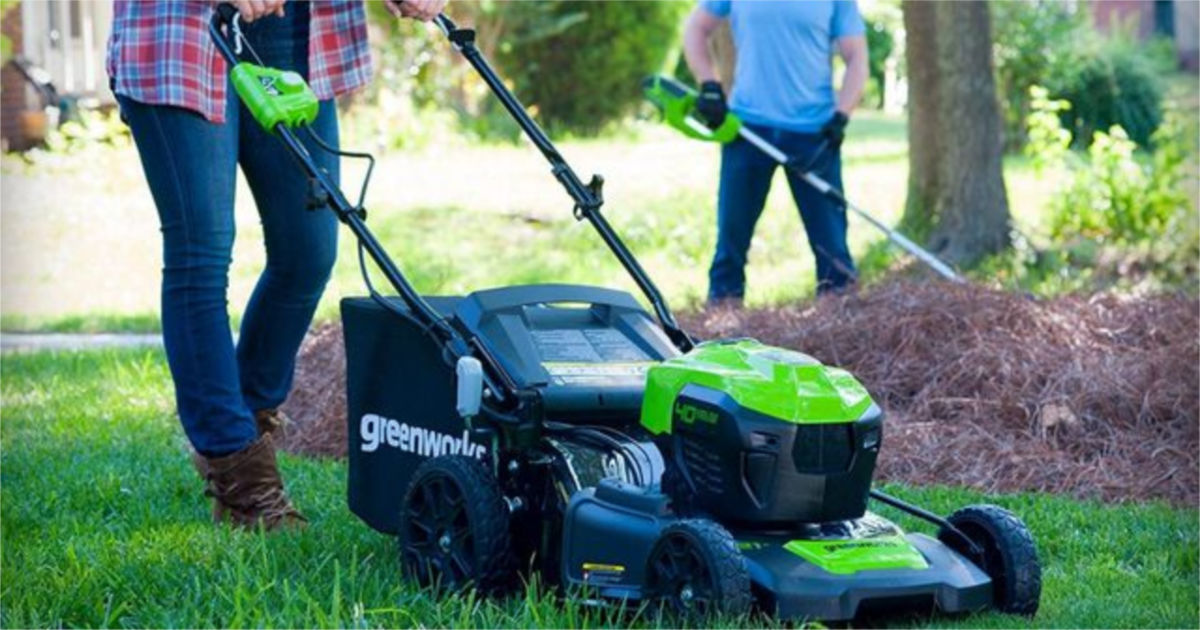 Greenworks Cordless Mower + TWO Batteries Only $199.99 Shipped ...