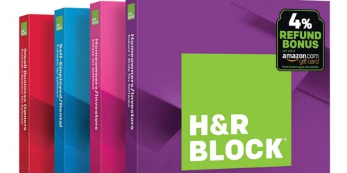 50% Off H&R Block Tax Software at Amazon
