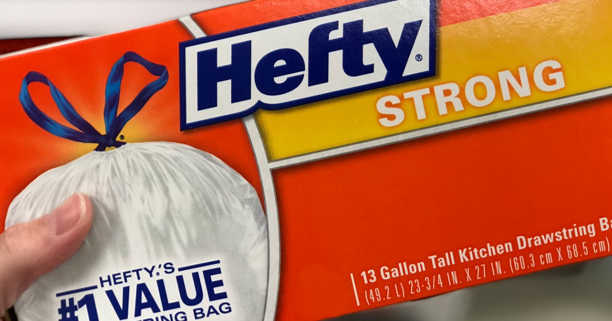 Hefty Kitchen Trash Bags 90-Count Only $10 Shipped on