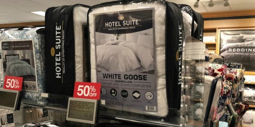 Hotel Suite White Goose & Down Comforter Only $41.98 Shipped at Kohl’s (Regularly $180) | Choose ANY Size