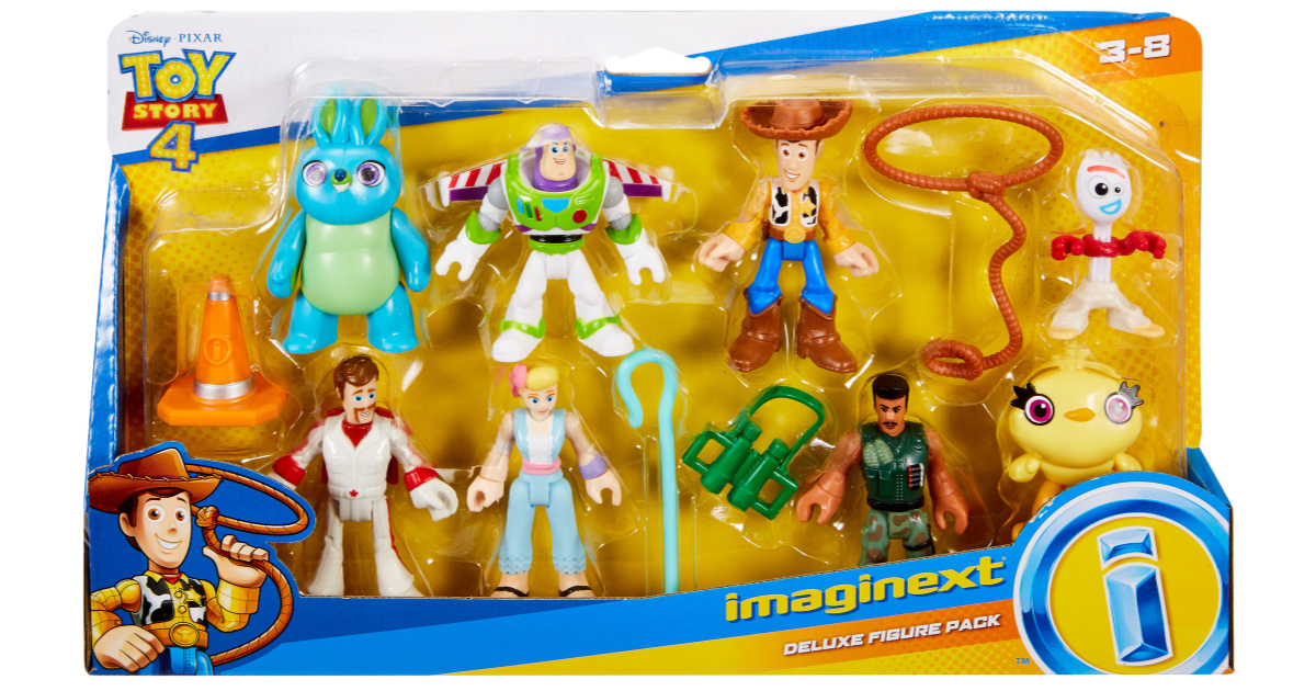 Imaginext Disney Toy Story 4 Deluxe Figure Pack Only 1497 At 9632