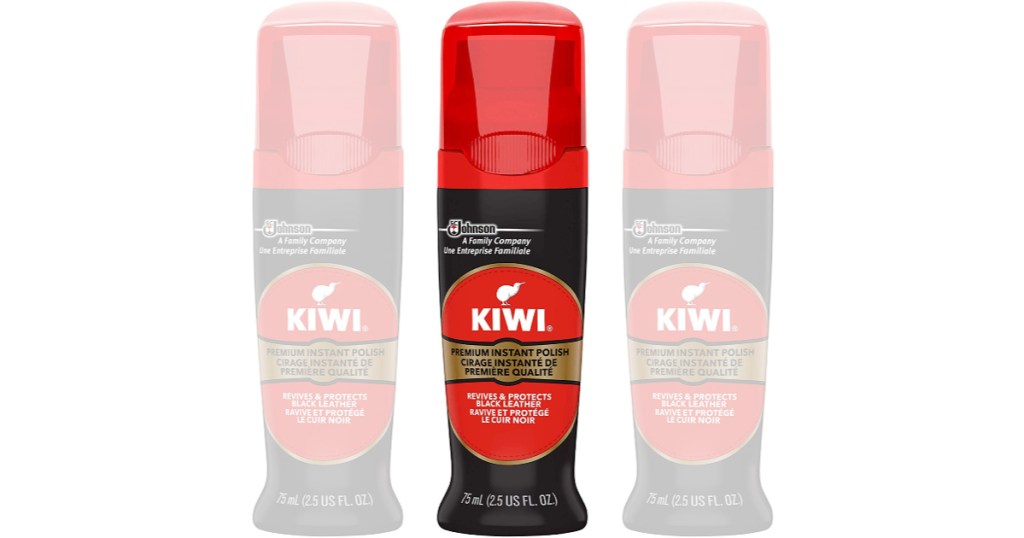 bottle of kiwi black shoe polish