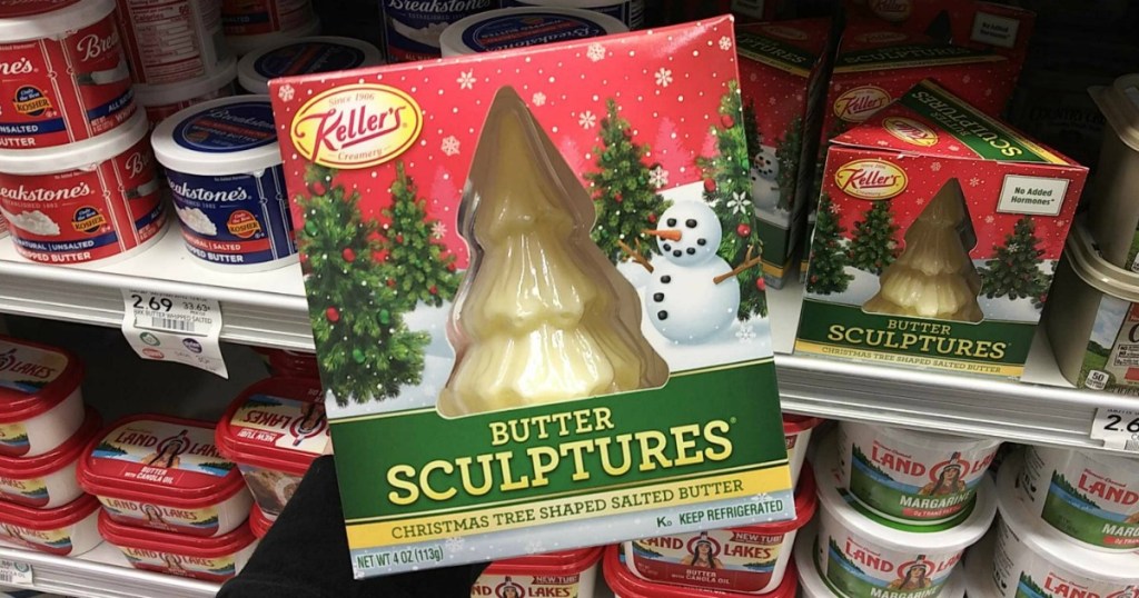 Keller's Christmas Tree butter sculpture