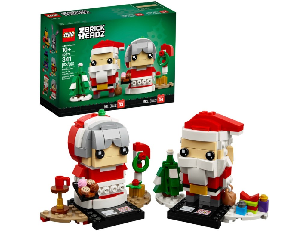LEGO BrickHeadz Mr. & Mrs. Claus Set