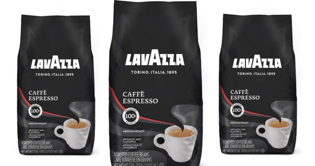 Lavazza Caffe Espresso Whole Bean Coffee Blend 2.2-Pound Bag