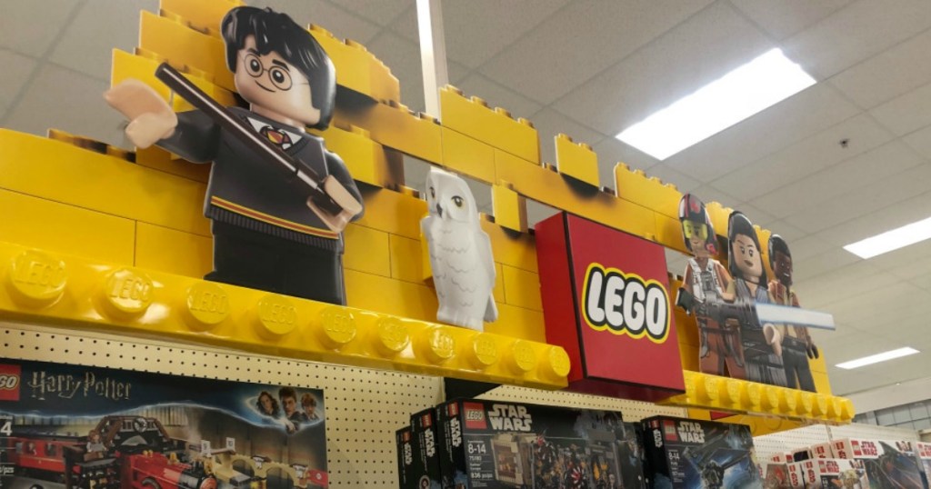 Lego display at Target