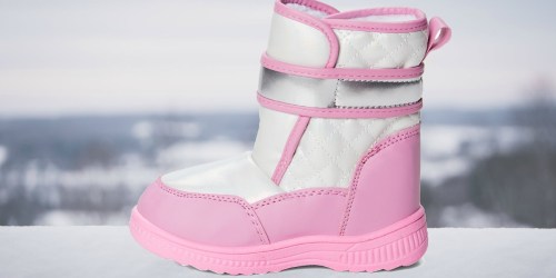 Kids Snow Boots Just $9.99 at Zulily (Regularly $25+)